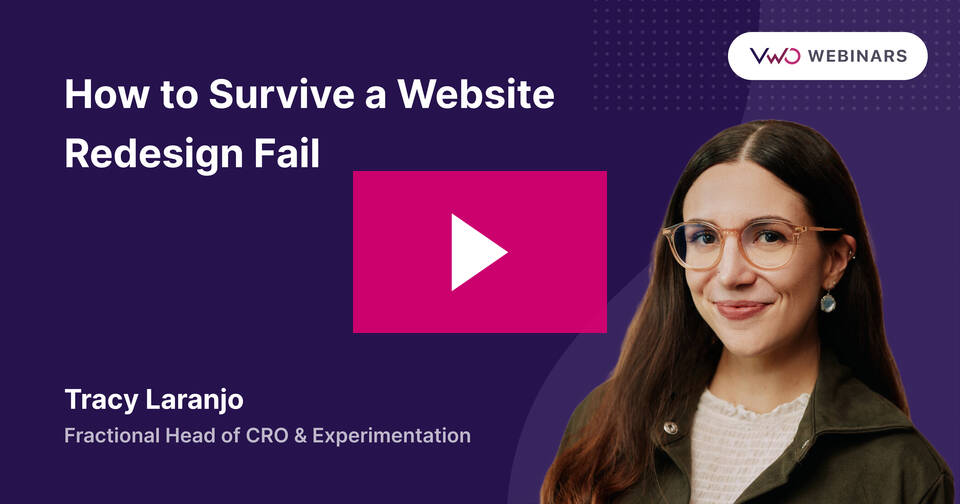 A VWO webinar on website redesign