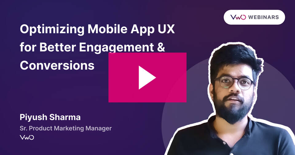 A VWO webinar on app optimization